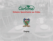 Tablet Screenshot of carbone.ch